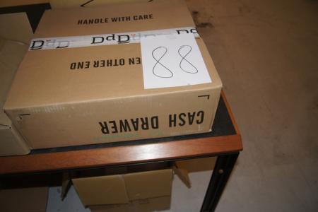 DigiPoS DdD-Box-System. Nie verwendet. Mit Barcode-Leser und Etikettendrucker.