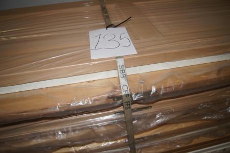 New int. Door leaves in assorted sizes around 20 pcs.