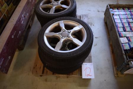 4 pcs. tires marked. Potenza 225/45 R17