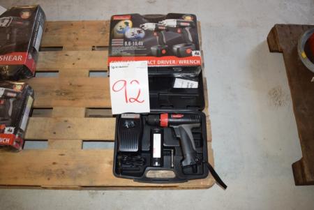 2 pcs. Cordless impact wrenches + drill. unused