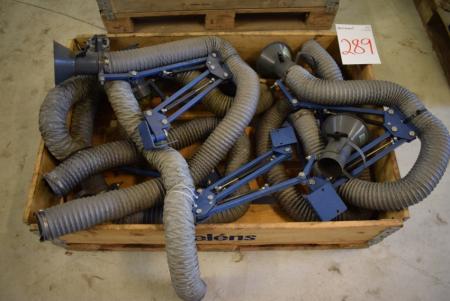 6 pieces. extraction arms with hoses
