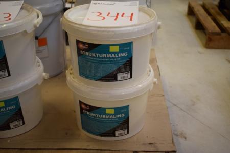 2 x 10 L Structure Primer for inside and outside, white