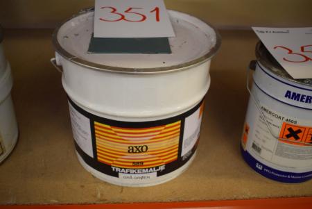 8 L Machine Paints, gray green