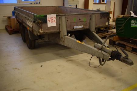 Boogietrailer, mrk. Variant, 1000 kg