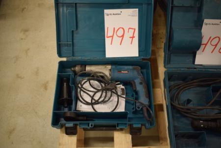 Impact drill, marked Makita, type HP 2051. Ok