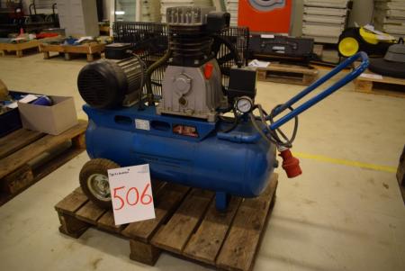 Portable Compressor 4HP, mrk. Bremer. Motor defect