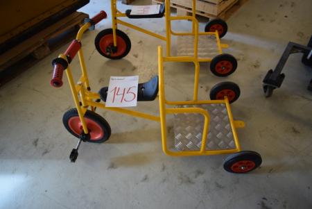 3 wheel bike with let