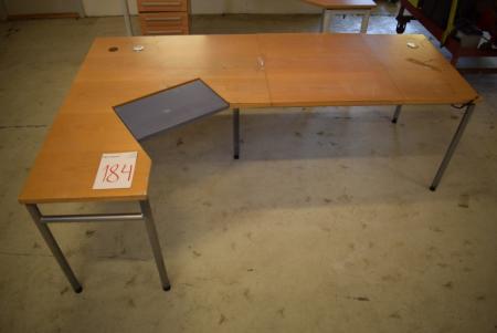 Desk, L 220 x D 140 cm