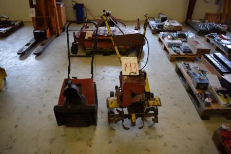 Snowblower + cutter. Untested