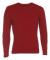 Firmatøj without pressure unused: 35 stk.T-shirt with long sleeves, Round neck, RED, 100% cotton. L