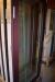 Front door timber / aluminum mahogany color / white int. 94.8 x 211.8 cm unused