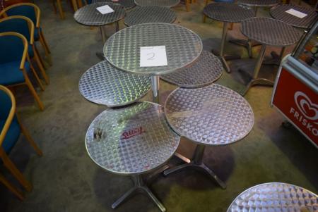 5 pieces. coffee tables, Ø 60 cm