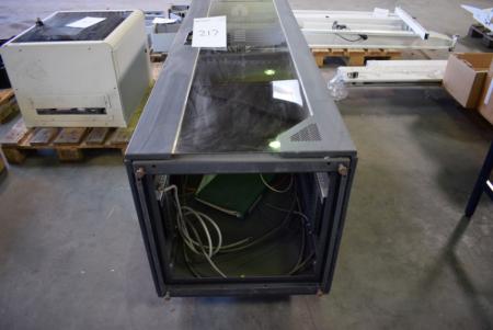 Rack cabinet with div. Content 60 x 200 cm