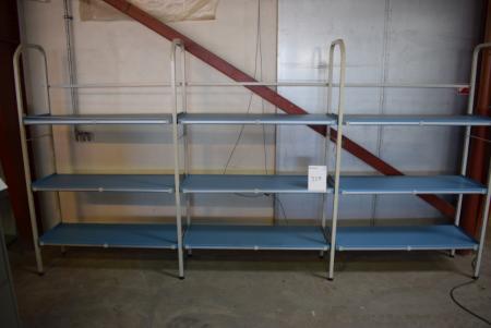 Steel Shelf B 270 x H 190 x D 65 cm