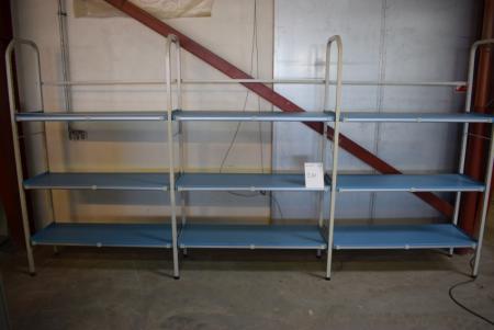 Steel Shelf B 270 x H 190 x D 65 cm