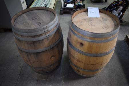 2 pcs. Spanish wine barrels
