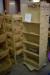 Various racks, wooden crates