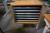 Small chest of drawers, pc board + board