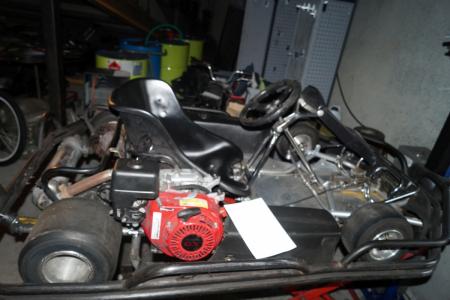 Kart with honda Gx 200 petrol engine, capable unknown.