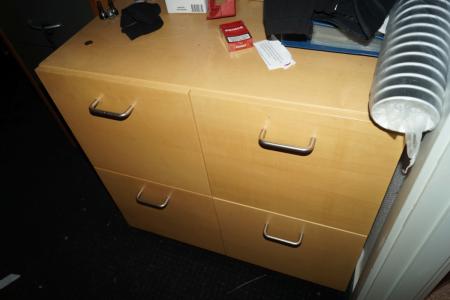 2 pcs filing cabinets