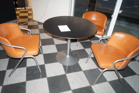 Café-Tisch mit 3 Stühlen