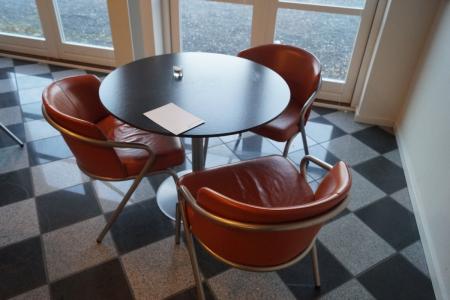 Cafe table with 3 chairs