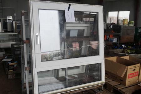 Two-piece window 118x130 cm