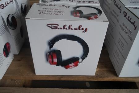 4 pcs Bakkely earmuffs with built-in AM / FM radio
