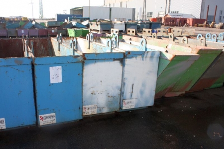 (5) steel containers