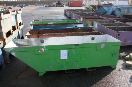 (7) iron containers for truck