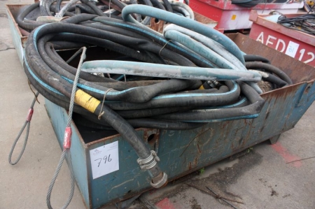 Waste container, 5 ton, including air hoses