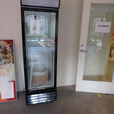 Refrigerator with glass door SCAN COOL 200 x 60 x 60 cm