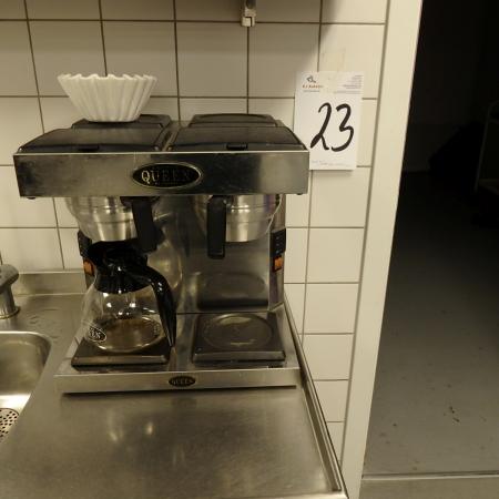 Dobbelt kaffemaskine QUEEN den ene springer sikring …