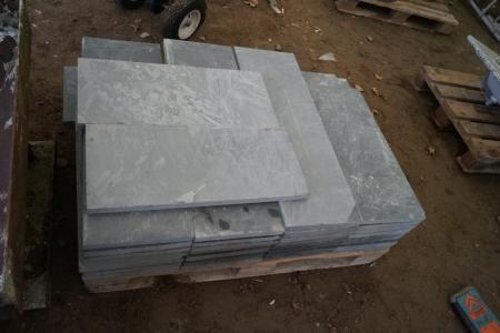 Slate assorted size approximately 6 m2