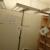Dæmpebarbar lampe 190 cm. høj skærm 53x60 med sencor, arkiv foto
