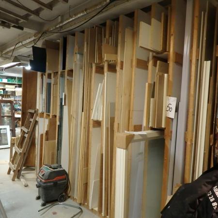 All in shelving - Lot 51, many good sheets MDF, chipboard, mold plates mm.
