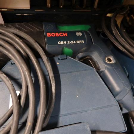 Bosch borehammer, metal klipper, 3 lamper