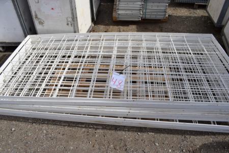 10 pcs. a protective grille 130 x 280 cm