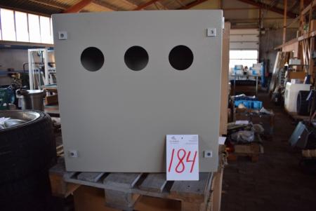 Steel cabinet w. Lock, X B 760 D 300 H 760 mm. unused
