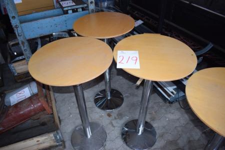 3 pieces. Café tables, Ø 60 cm