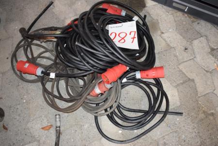 Party electric cables + welding cables