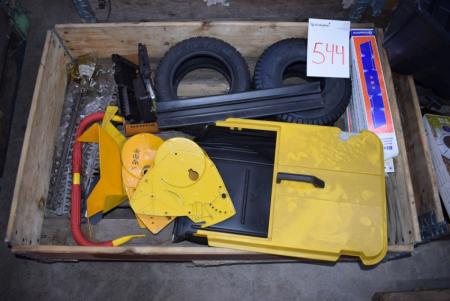 Various tires rotorkniv, collector box cutters, etc.