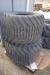 2 pieces tires for field wagon 700/40 R 22.5