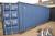 Container med el-varme, køleskab, microovn, bad, toilet og omklædningsskabe