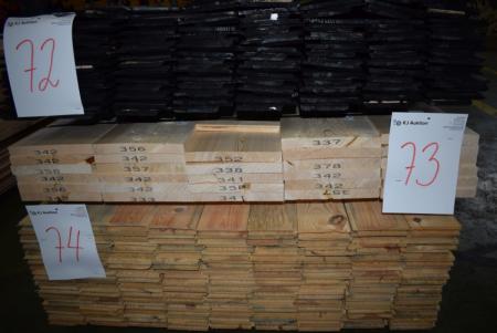 Planks untreated 22x198 mm planed 1 flat and 2 sides + 1 page sawn. 29 paragraph of 330 cm