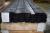 Black painted sawn Rustic endenotet, savskåren, 22 x 120 mm, A grade 400 meter approx 45 m2