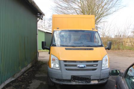 Van, Ford, Transit 350M 350 M 2.4 TDCI with aluminum truck body with lift Volume 2007 Previous reg no. 80732 DH,whitout kees broken up and the left door (condition unknown)