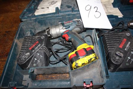 Aku Schraubendreher 14,4-Volt-Batterie und Ladegerät + Schlagschraubenschlüssel und Schraubendreher