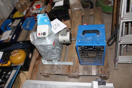Heating fan 380 to the V + 5 kW suction box