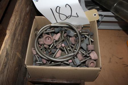 Box of grinding wheels 6 and 8 mm